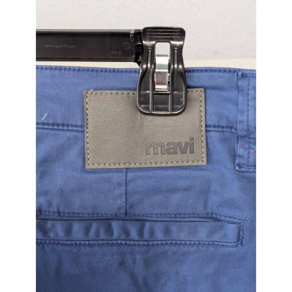 Men's Mavi Jacob Blue Chino Casual Shorts Size 36/10 - Picture 10 of 11